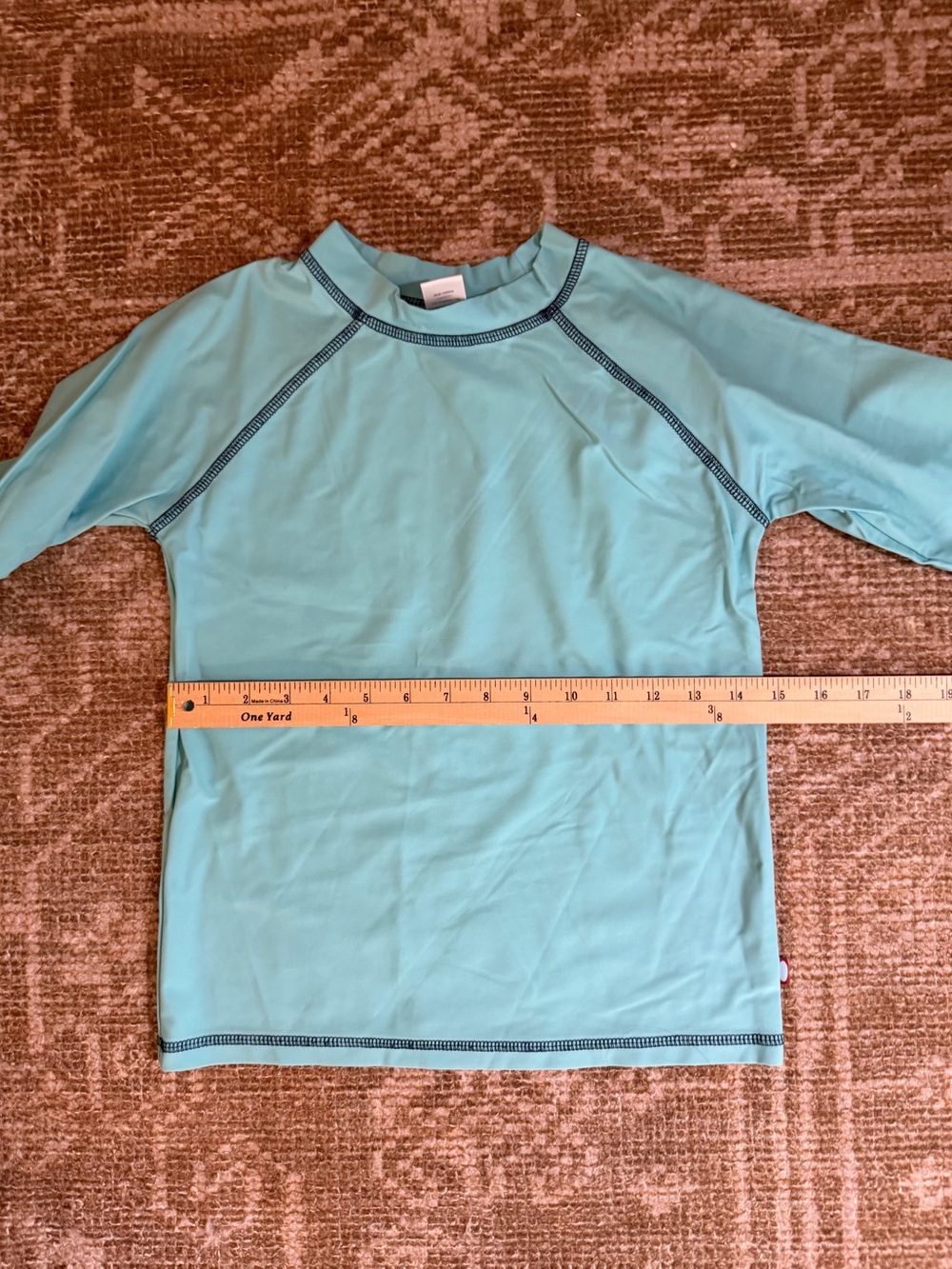 City Threads Kids Swim Rashguard - Aqua Blue